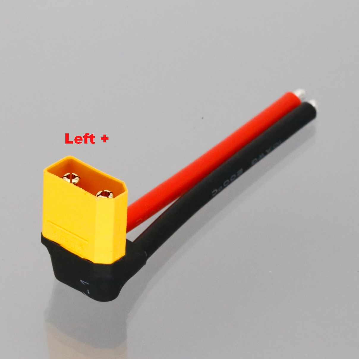Battery Port 90 Degree Turn XT90 XT60 Deans EC5 Male 10cm Wire DIY End ...