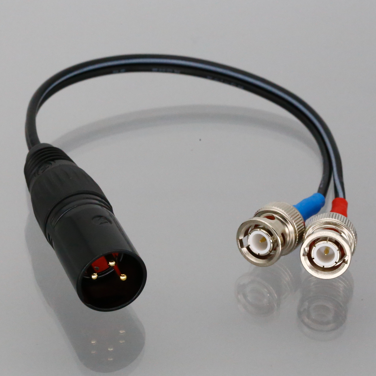 Phono XLR 6.35mm 1/4 3.5mm 1/8 to BNC Cable For Audio Test Phase Linear Preamp​