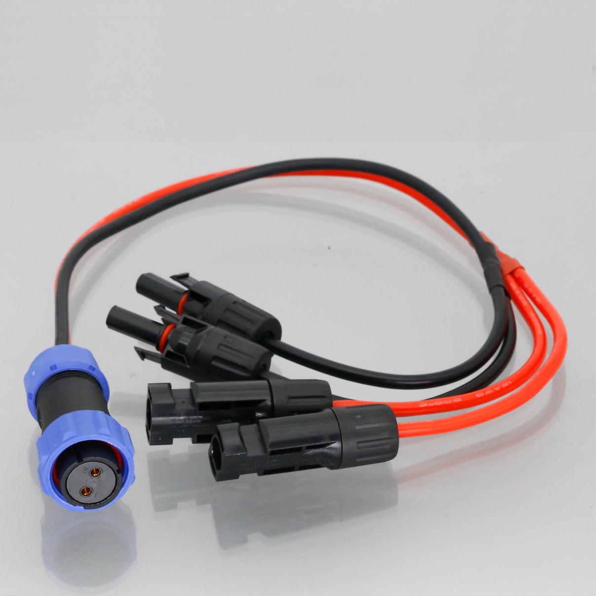 SP21 Aviation Plug 2x MC 4mm Solar Panel Charger Wire For BLUETTI Power Station