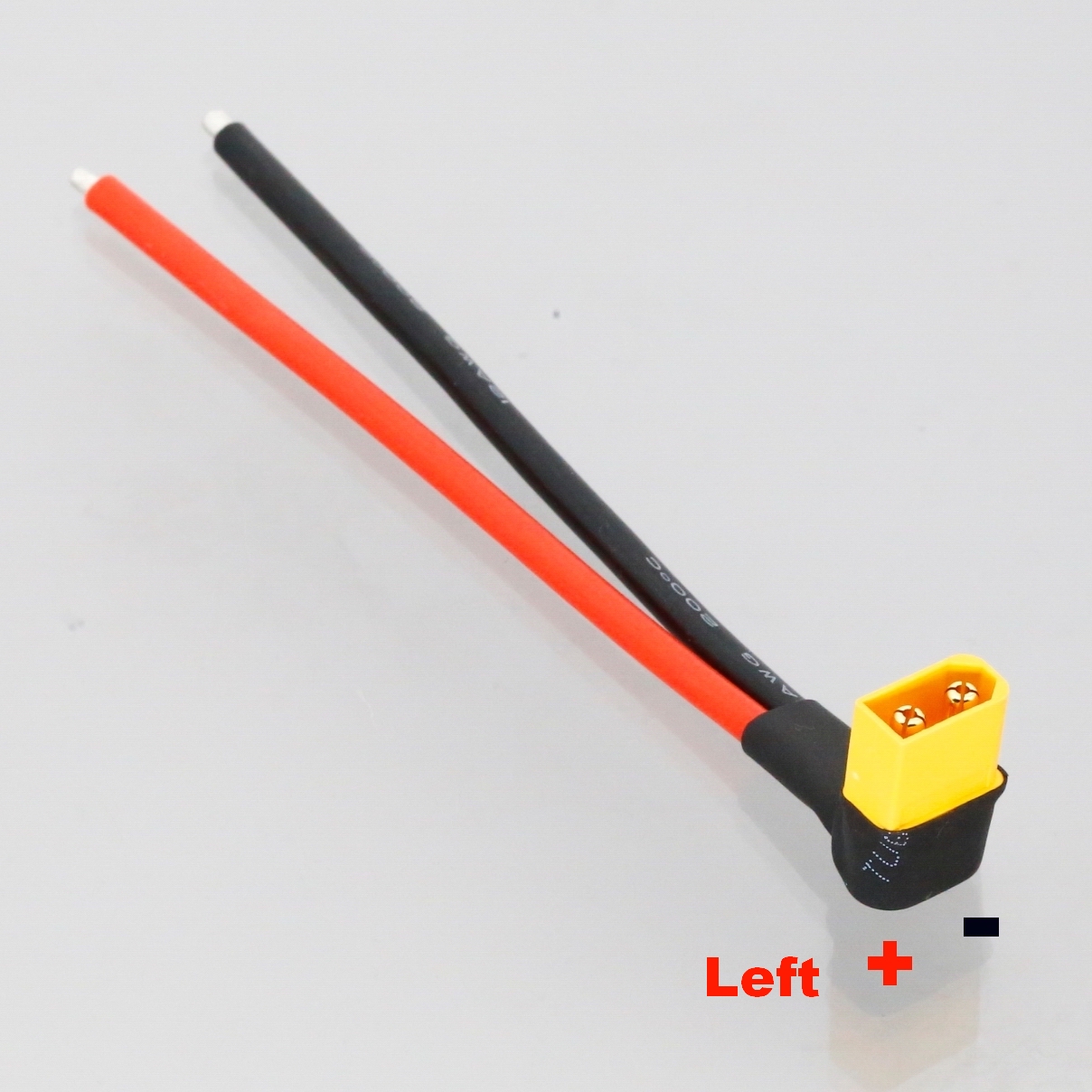 DIY Tinned End ESC RC Battery Port 90-Degree Turn XT90 XT60 Male Silicone Wire