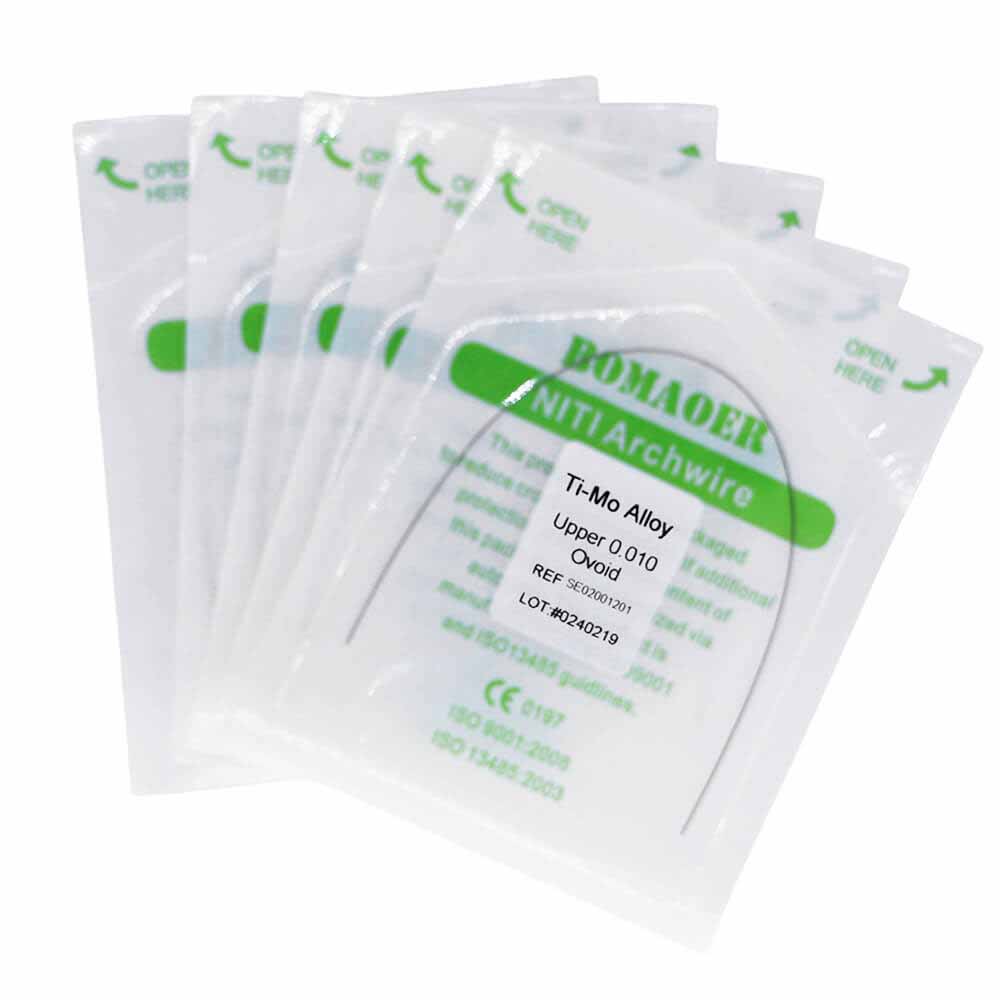 5-200 Packs Dental Orthodontic TI-MO Alloy Round Arch Wire 010 012 016 018 020