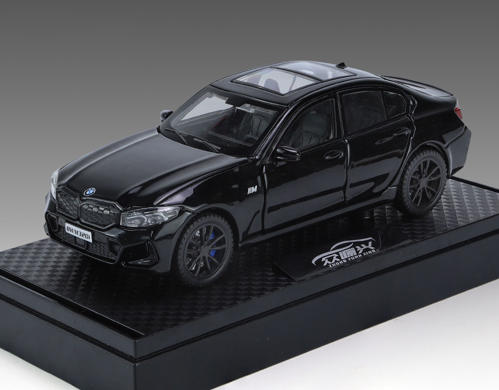 1:32 Scale BMW 3 Series 320i Diecast Metal Car Model for Collection Gift Toy