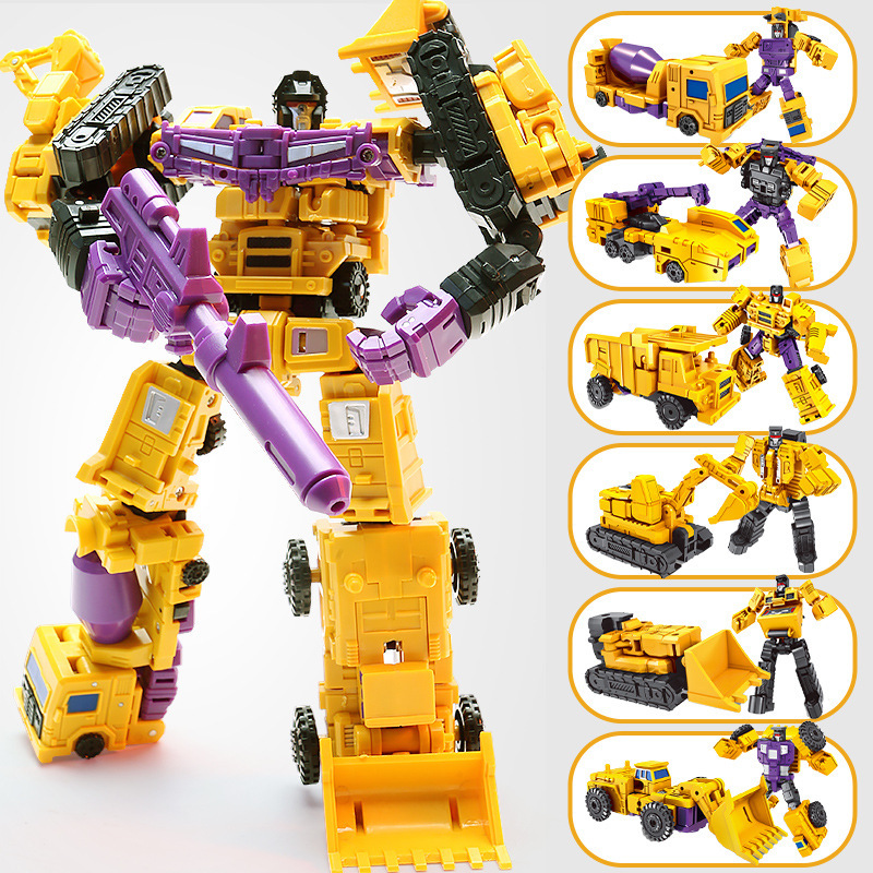 New In Stock Robot Devastator Engineering Truck Combiner Action Figure Toys - Picture 8 of 8