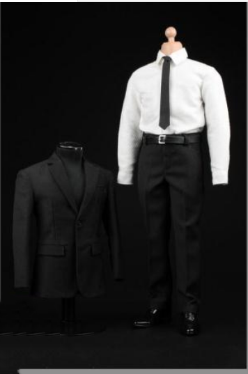 1/6 Men's Suit Shirt Pants Clothes Full Set for 12 inch Action Figure Body Toys