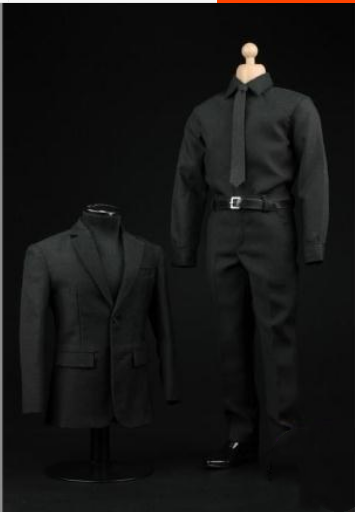 1/6 Men's Suit Shirt Pants Clothes Full Set for 12 inch Action Figure Body Toys