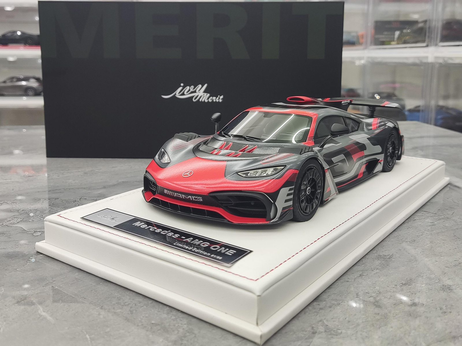 IVY 1/18 Mercedes-Benz AMG ONE Sportkabriolett Modell Diecast Resin Auto - Picture 11 of 11