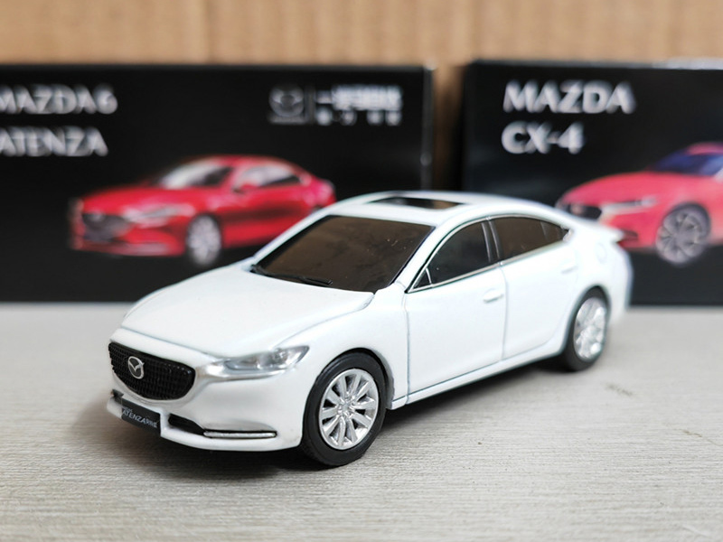 1/64 MAZDA ATENZA 2020 Weiß Rot Modell Diecast Metall Auto Spielzeug Sammlung - Picture 10 of 18