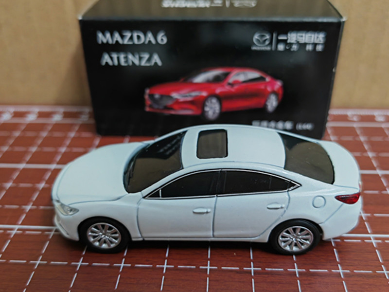 1/64 MAZDA ATENZA 2020 Weiß Rot Modell Diecast Metall Auto Spielzeug Sammlung - Picture 11 of 18