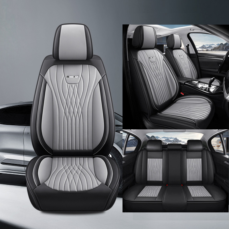 5-Seat full Set PU Leather Seat Cover For Jeep Commander Liberty Grand Cherokee - Picture 19 of 23