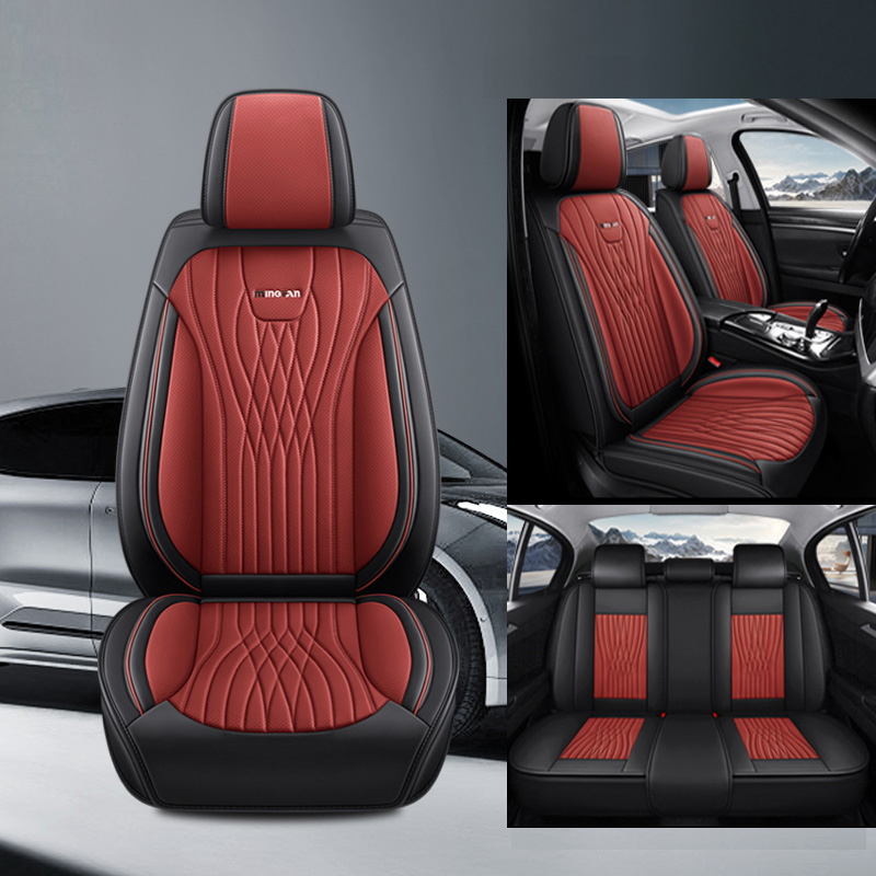 5-Seat full Set PU Leather Seat Cover For Jeep Commander Liberty Grand Cherokee - Picture 21 of 23