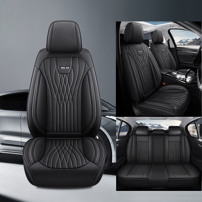 5-Seat full Set PU Leather Seat Cover For Jeep Commander Liberty Grand Cherokee - Picture 22 of 23