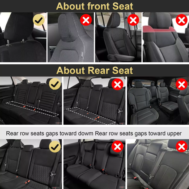 For Toyota PRADO Highlander Camry 5Seat Full Coverage PU Leather Car Seat Covers - Picture 17 of 22