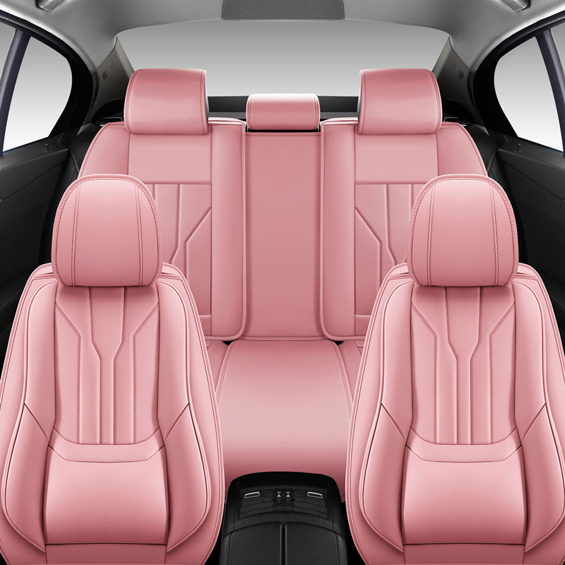 For Toyota PRADO Highlander Camry 5Seat Full Coverage PU Leather Car Seat Covers - Picture 20 of 22