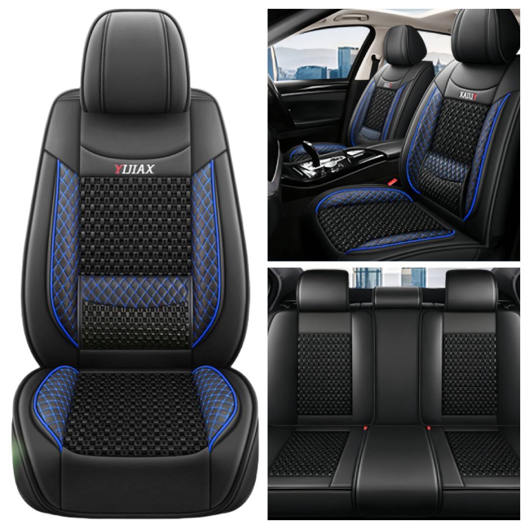 5-Seater Car Seat Cover Pu Leather,For Peugeot 208 2008 308 3008 308GT 508 5008 - Picture 21 of 23