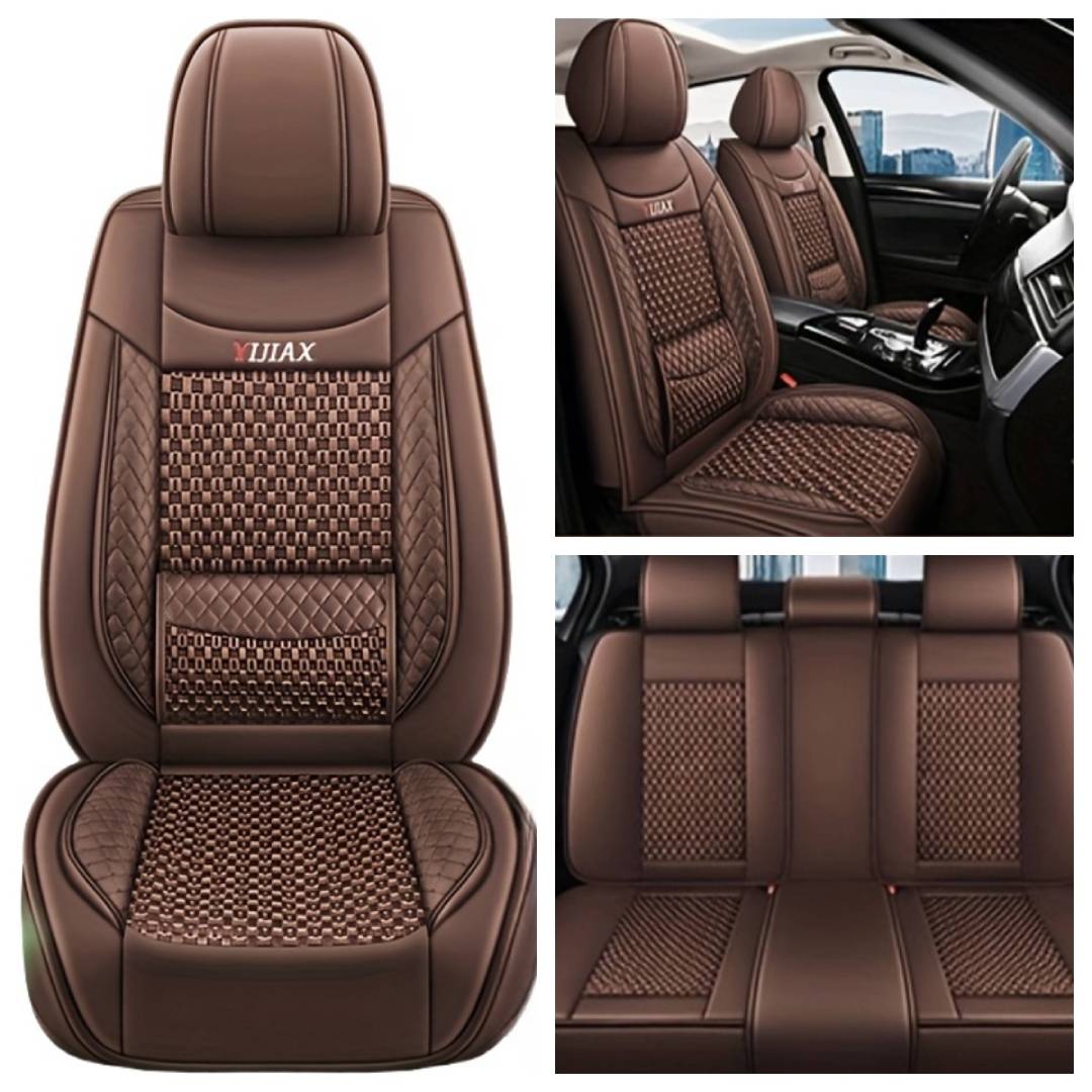5-Seater Car Seat Cover Pu Leather,For Peugeot 208 2008 308 3008 308GT 508 5008 - Picture 23 of 23