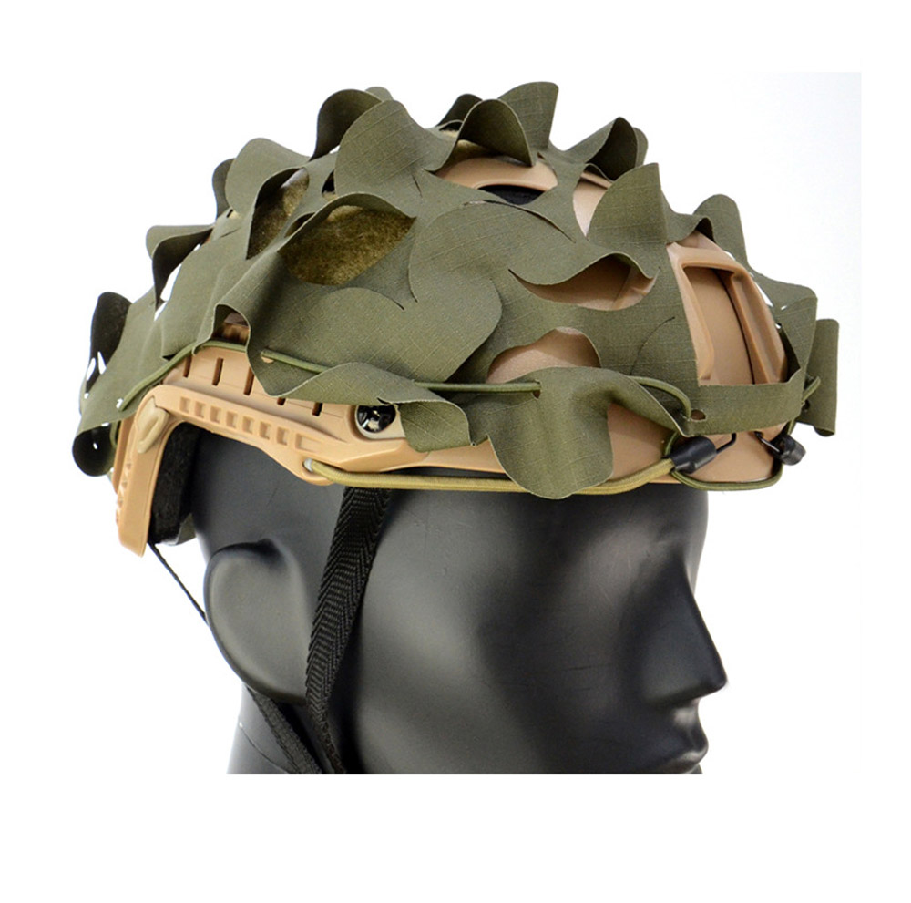 Adjustable Cloth Strip Tactical Fast Helmet Cover Cap Cover Skin Accessories