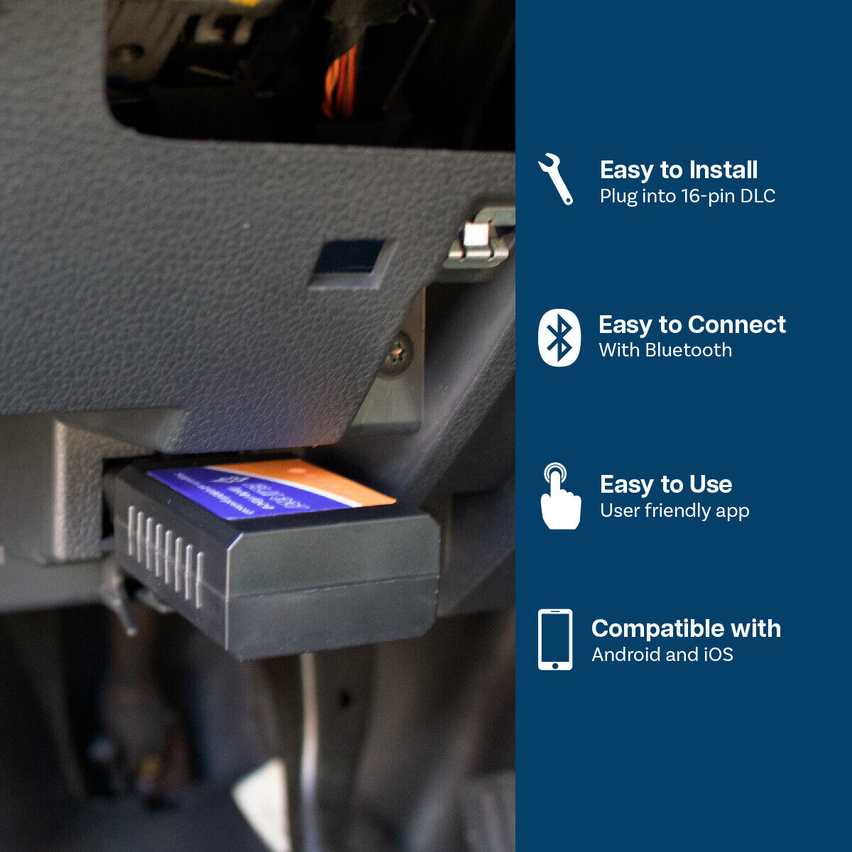 OBD2 ELM327 BluetoothWIFI Profi Diagnosegerät für PKW LKW Auto Tester Scanner