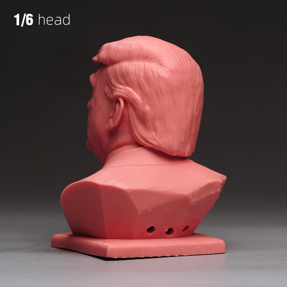 1/6 1/12 1/18 Display Stand Donald Trump President Head Bust For 12'' Male Body