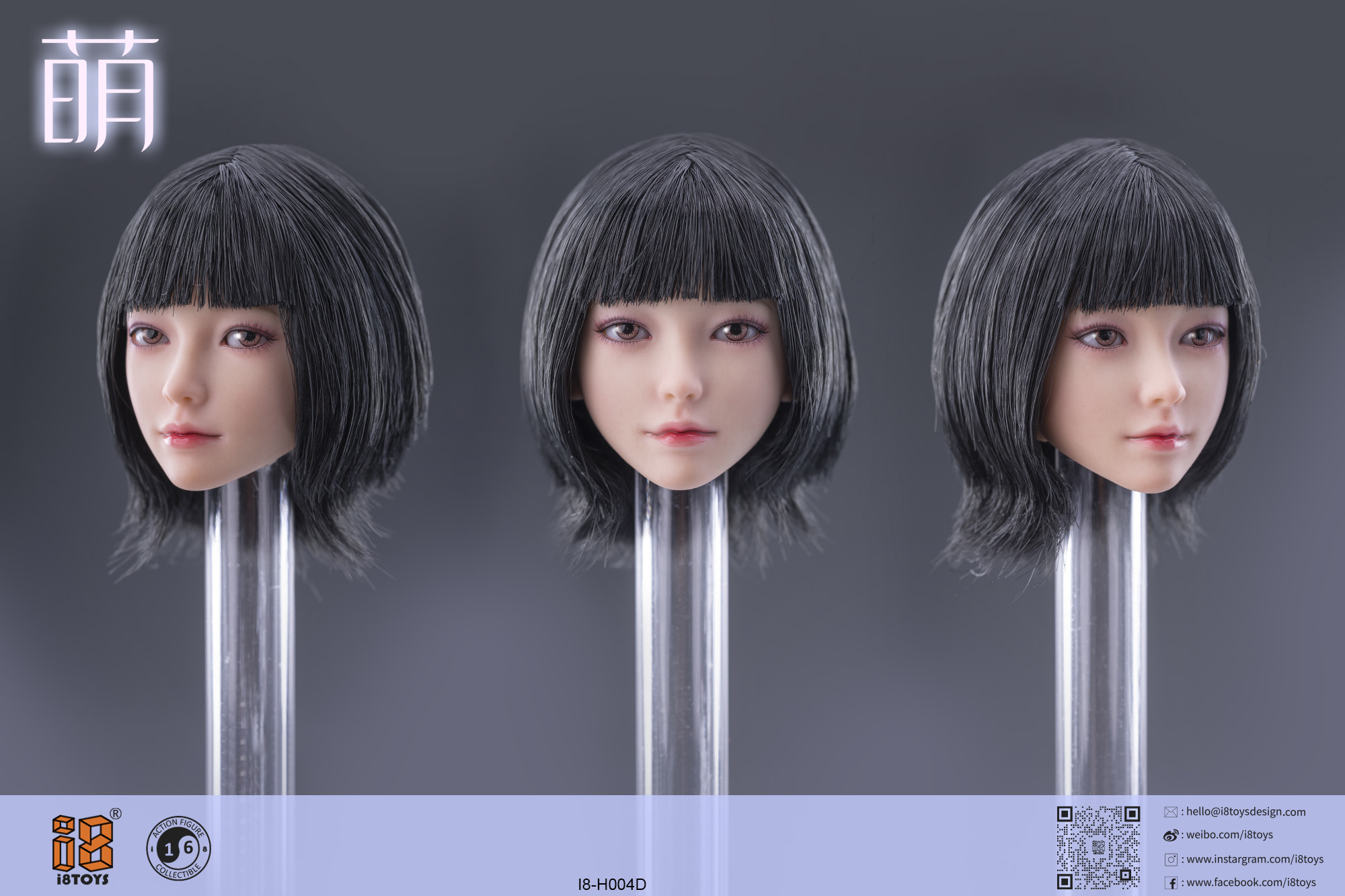 1/6 Mandy Beauty Asian Girl Head Sculpt For 12" Female PH TBL Figure Body Toy