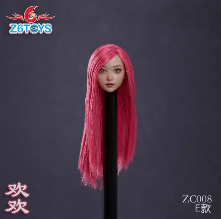 Z6TOYS ZC008 1/6 Moveable Eye Cute Girl Head Sculpt For 12" Female PH Figure Toy