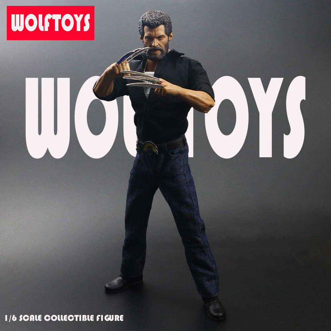1:6 Wolverine Logan Wolfskralle Kleidung Set Head Fit 12" AT012 AT017 männlicher Körper - Bild 26 von 38