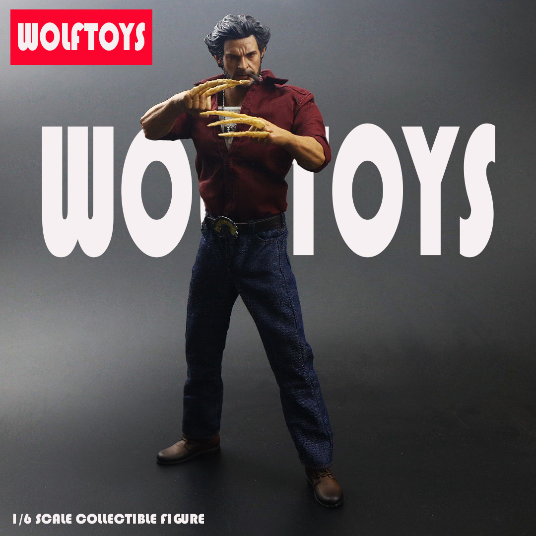 1:6 Wolverine Logan Wolfskralle Kleidung Set Head Fit 12" AT012 AT017 männlicher Körper - Bild 28 von 38
