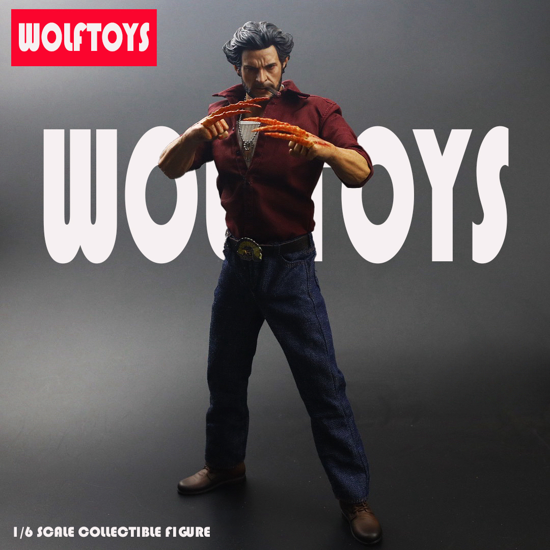 1:6 Wolverine Logan Wolfskralle Kleidung Set Head Fit 12" AT012 AT017 männlicher Körper - Bild 29 von 38
