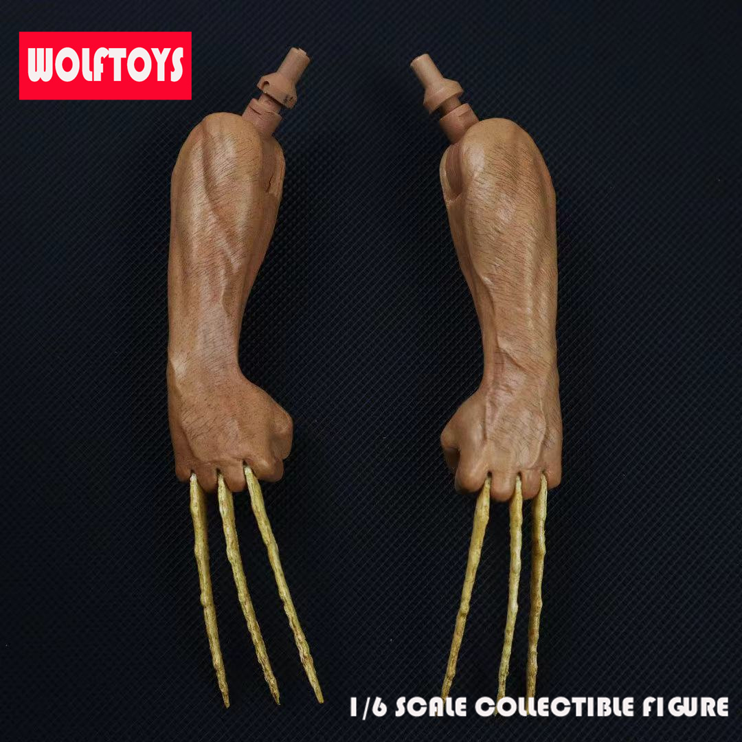 1:6 Wolverine Logan Wolfskralle Kleidung Set Head Fit 12" AT012 AT017 männlicher Körper - Bild 35 von 38