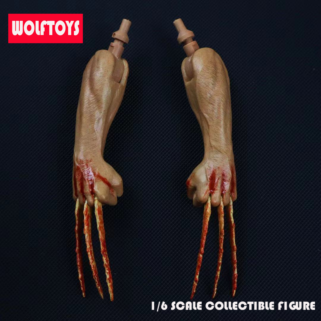 1:6 Wolverine Logan Wolfskralle Kleidung Set Head Fit 12" AT012 AT017 männlicher Körper - Bild 36 von 38