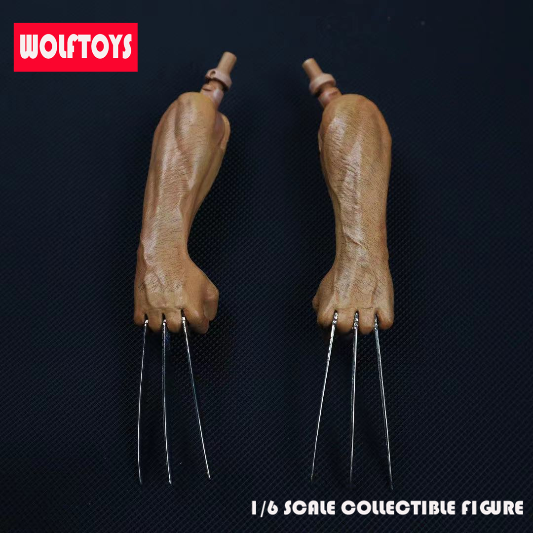 1:6 Wolverine Logan Wolfskralle Kleidung Set Head Fit 12" AT012 AT017 männlicher Körper - Bild 37 von 38