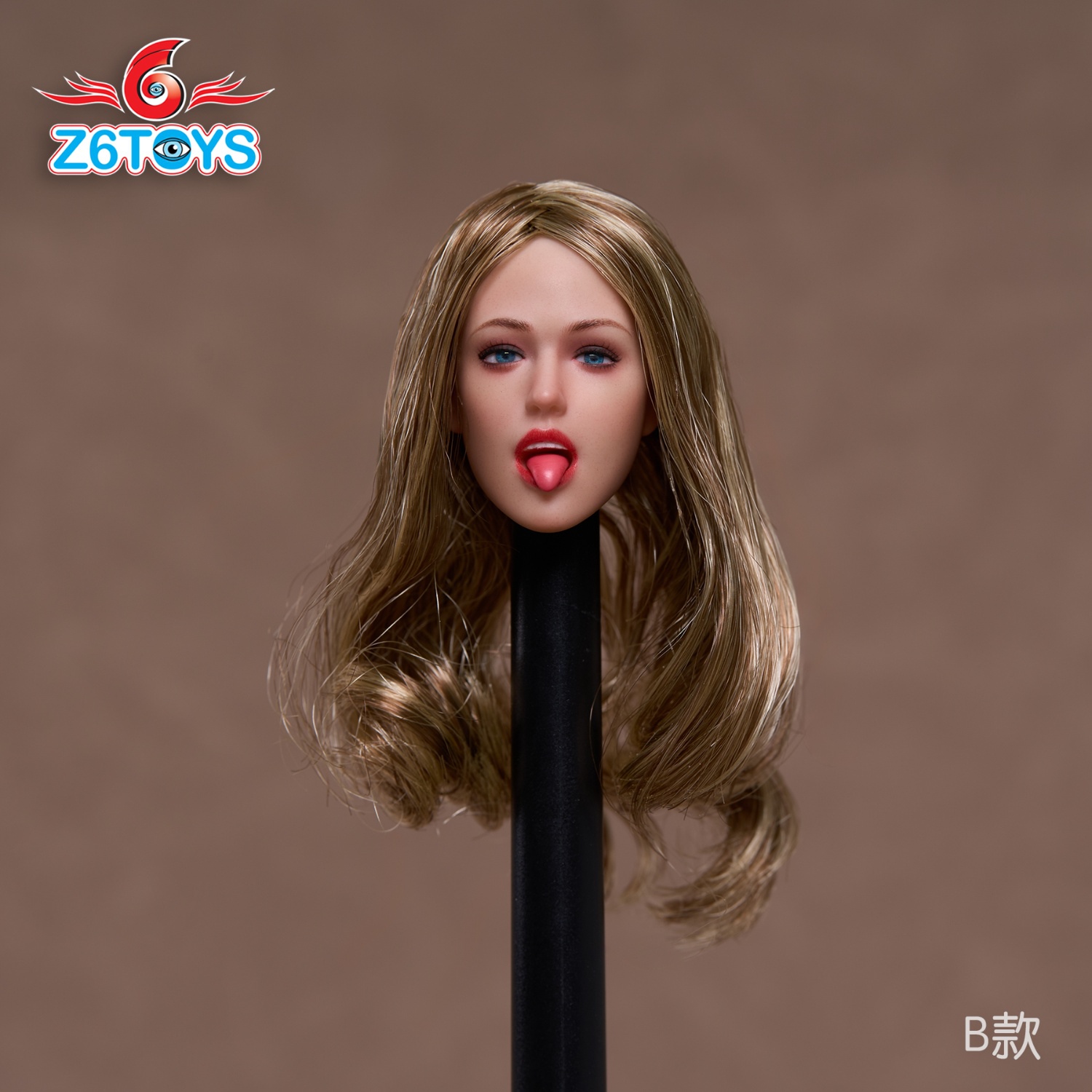 Z6TOYS ZC009 1/6 Moveable Sexy Girl Head Sculpt For 12" Female PH Figure Body