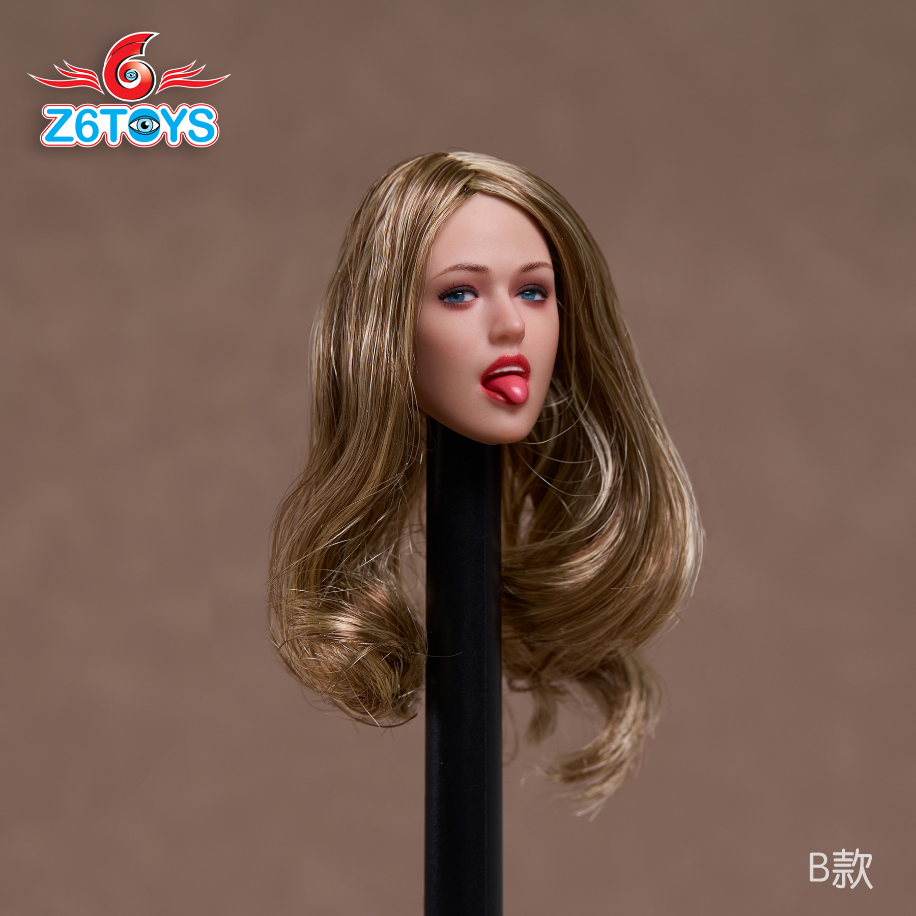 Z6TOYS ZC009 1/6 Moveable Sexy Girl Head Sculpt For 12" Female PH Figure Body