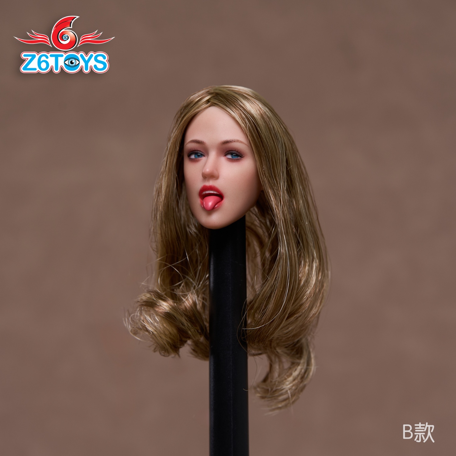 Z6TOYS ZC009 1/6 Moveable Sexy Girl Head Sculpt For 12" Female PH Figure Body