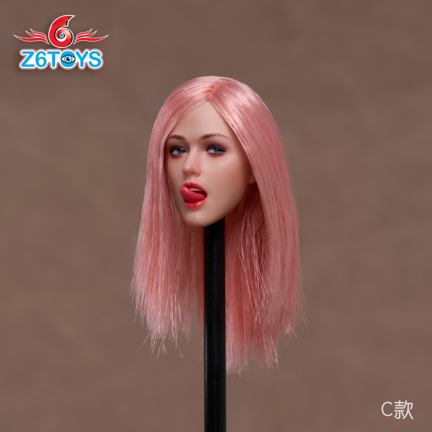 Z6TOYS ZC009 1/6 Moveable Sexy Girl Head Sculpt For 12" Female PH Figure Body