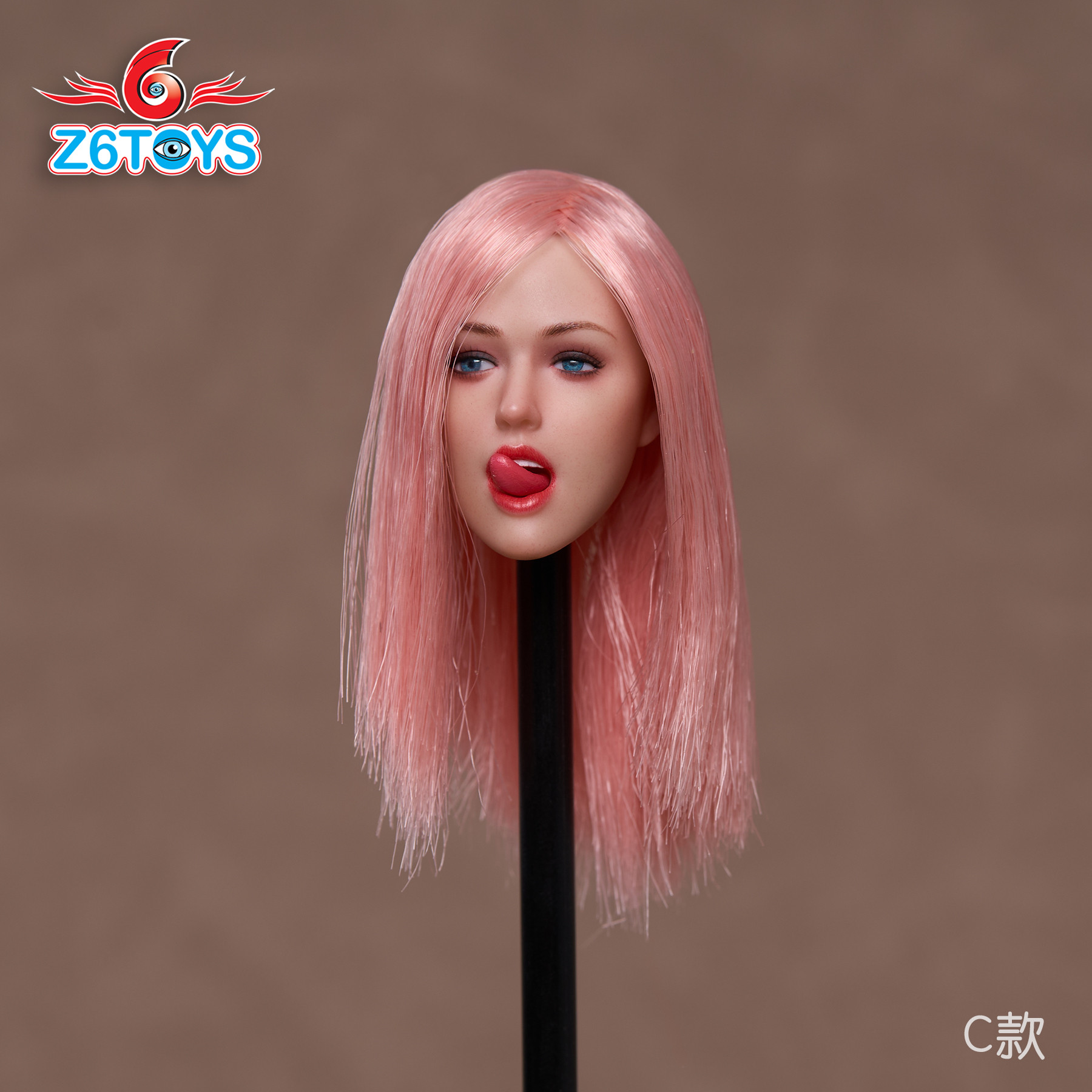 Z6TOYS ZC009 1/6 Moveable Sexy Girl Head Sculpt For 12" Female PH Figure Body