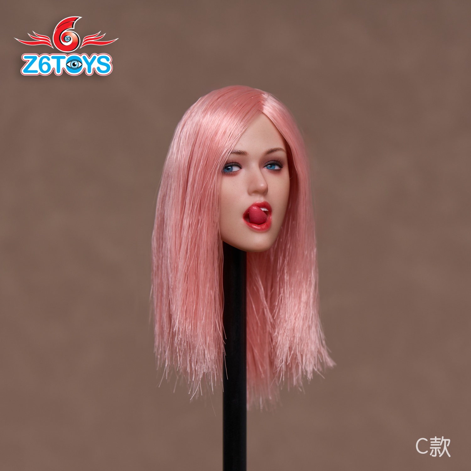 Z6TOYS ZC009 1/6 Moveable Sexy Girl Head Sculpt For 12" Female PH Figure Body