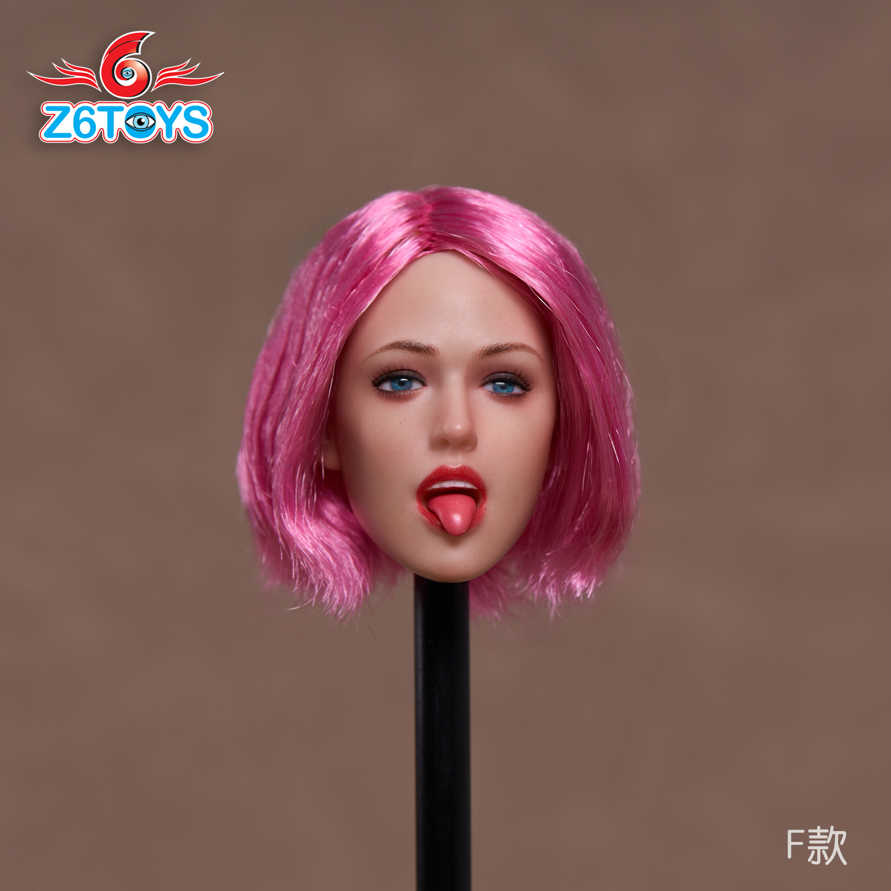 Z6TOYS ZC009 1/6 Moveable Sexy Girl Head Sculpt For 12" Female PH Figure Body