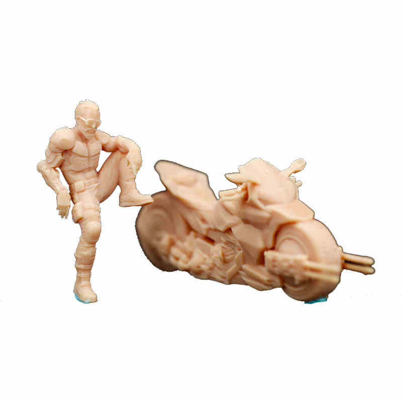 1/87 1/64 1/43 1/35 Motocicleta Hombre Escena Miniaturas Figura Muñeca Para Coches Modelo - Imagen 11 de 14