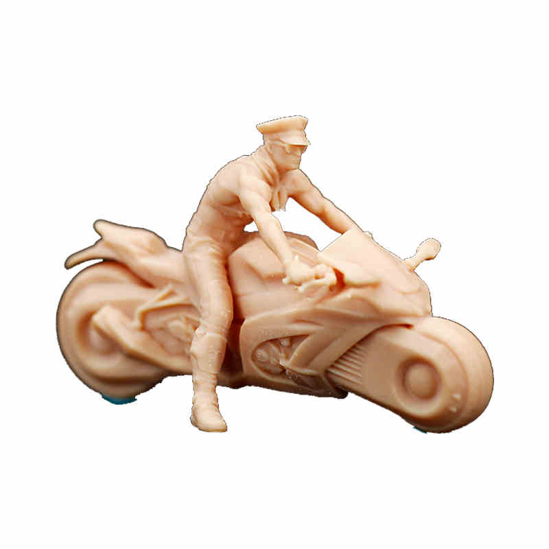 1/87 1/64 1/43 1/35 Motocicleta Hombre Escena Miniaturas Figura Muñeca Para Coches Modelo - Imagen 12 de 14