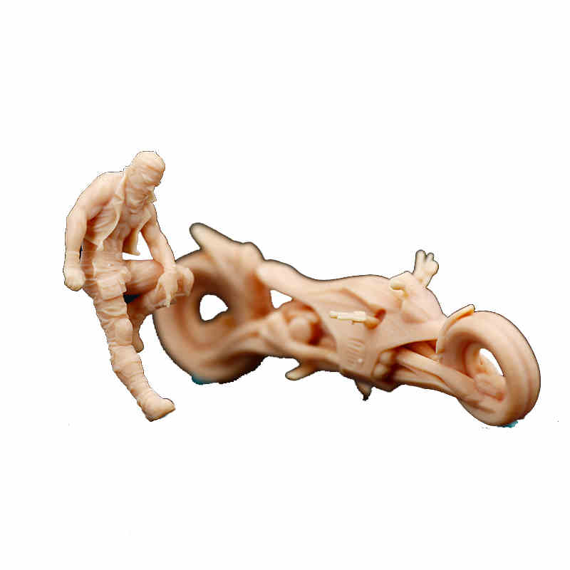 1/87 1/64 1/43 1/35 Motocicleta Hombre Escena Miniaturas Figura Muñeca Para Coches Modelo - Imagen 13 de 14