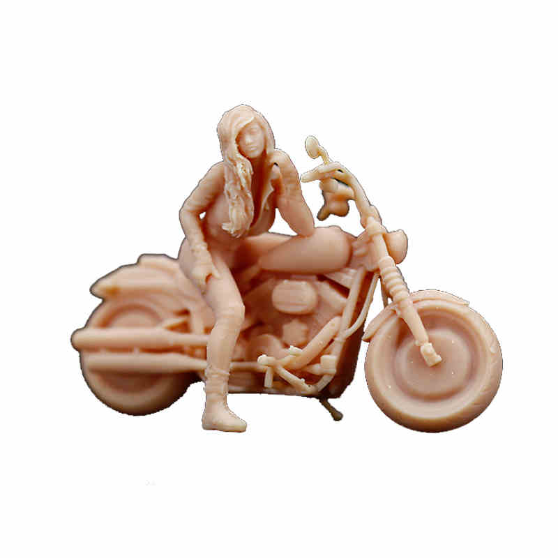 1/87 1/64 1/43 1/35 Motocicleta Hombre Escena Miniaturas Figura Muñeca Para Coches Modelo - Imagen 14 de 14