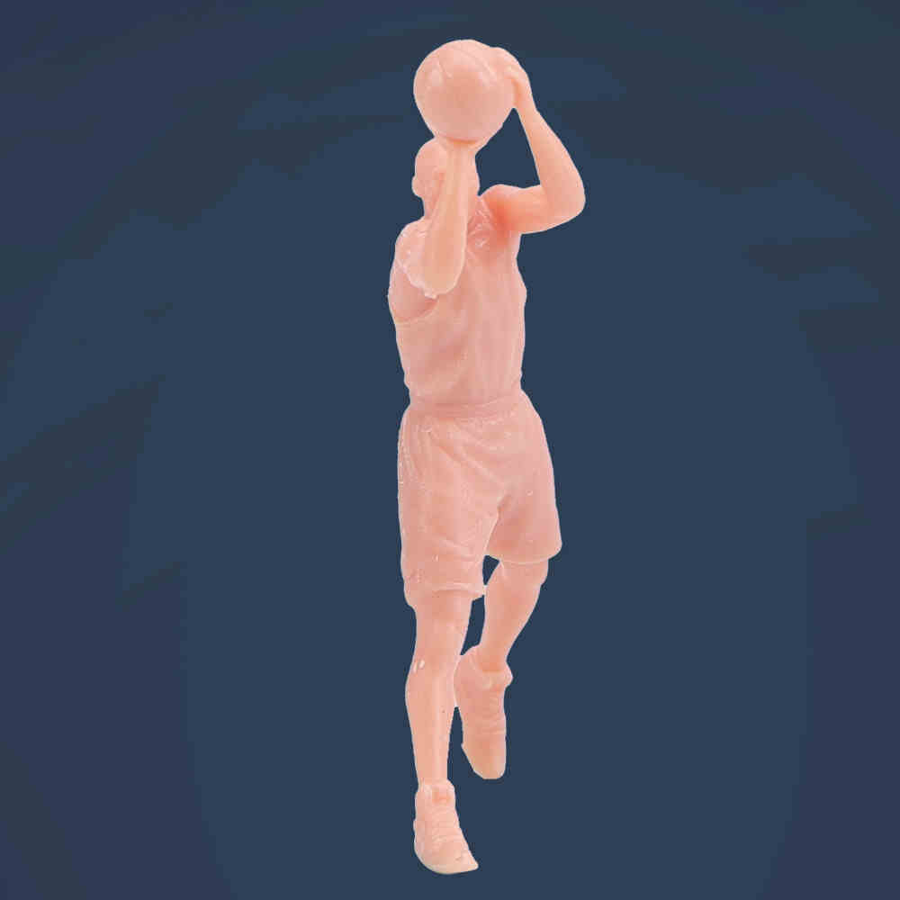 1/87 1/64 1/43 1/35 Basket Stella Scena Miniature Figura Bambola per Auto Giocattoli - Foto 13 di 14