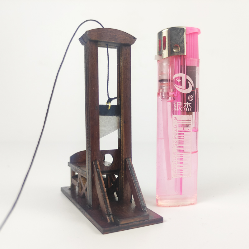 DIY 1/72 Holz Guillotine Modell Szene Zubehör passend Actionfigur Soldat Spielzeug - Bild 14 von 16