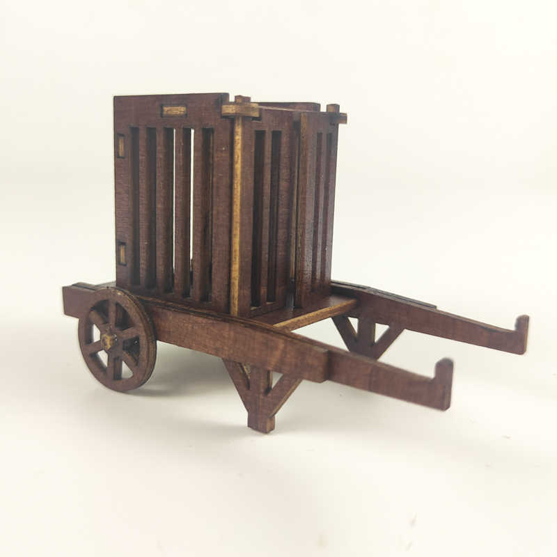 DIY 1/72 Holz Guillotine Modell Szene Zubehör passend Actionfigur Soldat Spielzeug - Bild 16 von 16