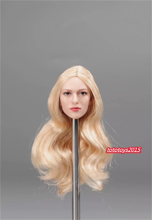 1:6 Beauty Girl Female Lady Head Sculpt Carved For 12'' Action Figure Body toy