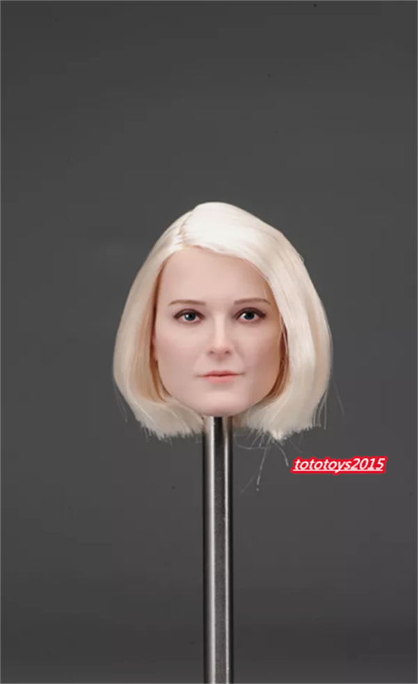 1:6 Beauty Girl Female Lady Head Sculpt Carved For 12'' Action Figure Body toy