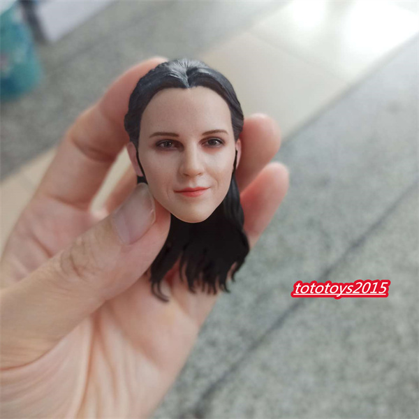 1:6 Beauty Girl Female Lady Head Sculpt Carved For 12'' Action Figure Body toy