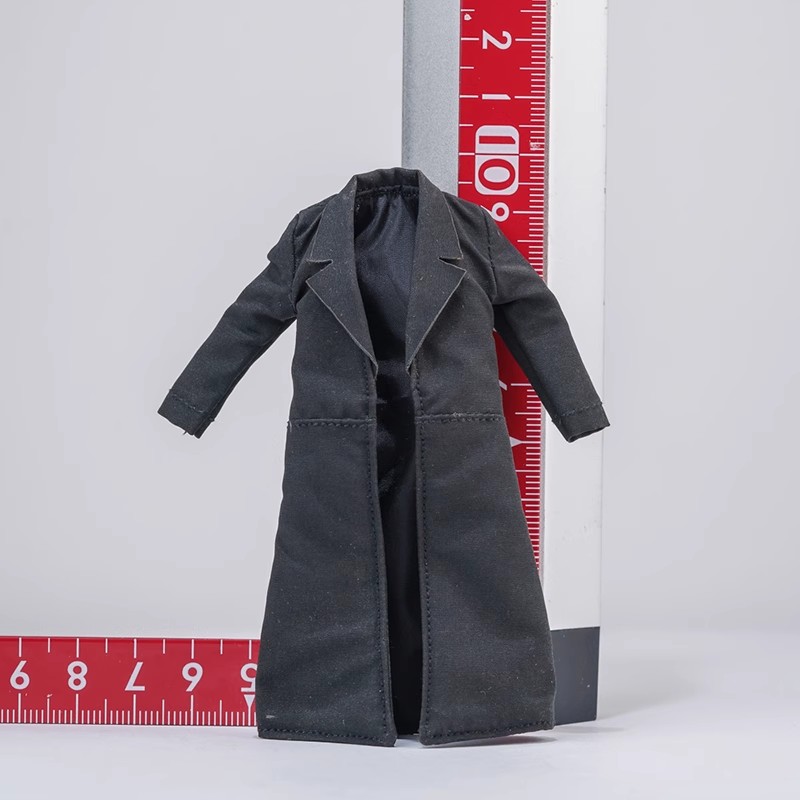 1/12 trench coat Suit pants necktie Clothes Fit 6" OB BJD Action Figure Body