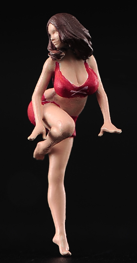1/87 Beauty Girl Szene Requisite Miniaturen Figuren Puppe für Autos Fahrzeug Modell Spielzeug - Bild 30 von 50