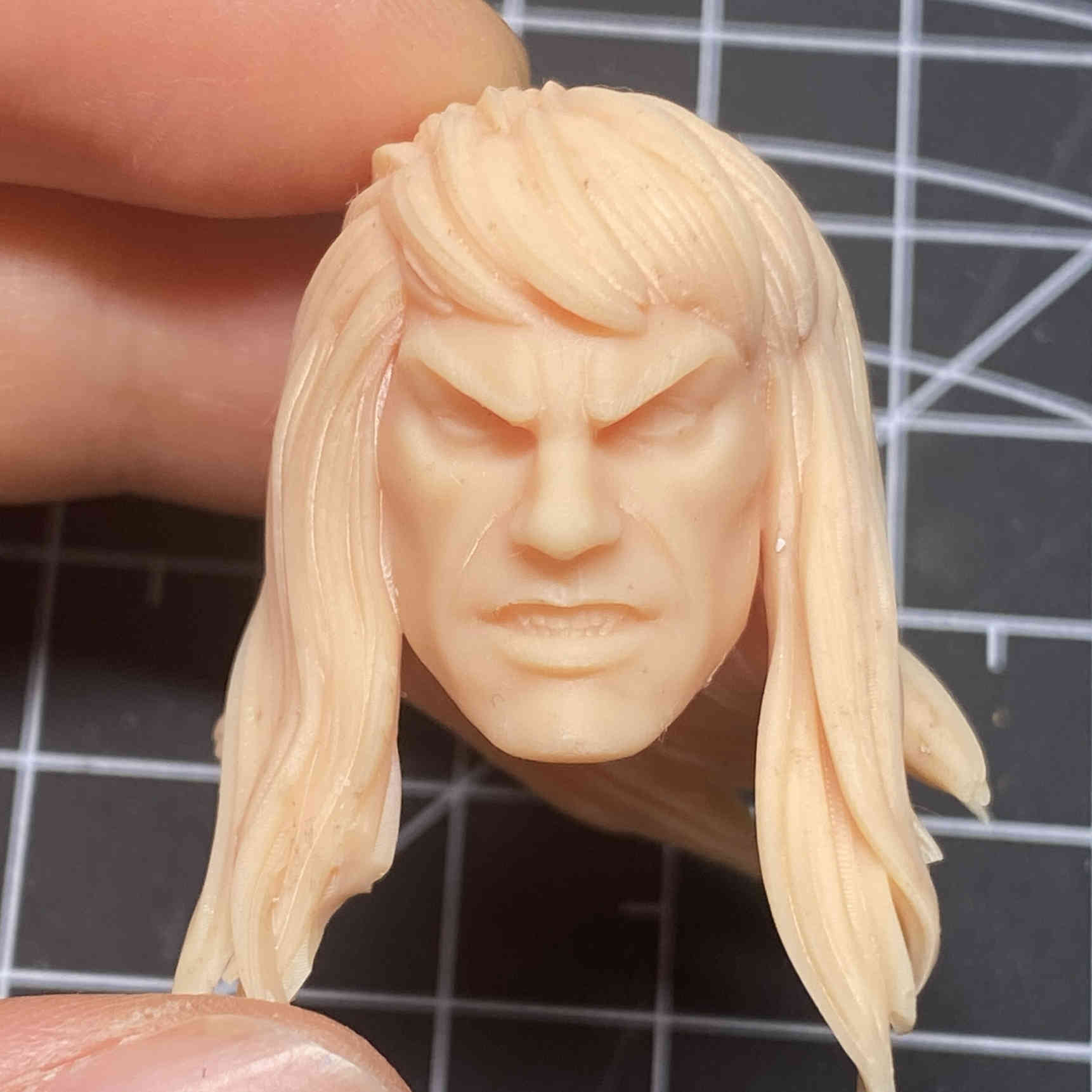 1:6 1:12 1:18 Buscema Barbarian Conan Head Sculpt For 12" 6" 3.75" Male Figure